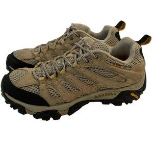 Merrell Moab Ventilator Taupe Hiking Shoes Size 9 Vibram Lace up J86612 Women's